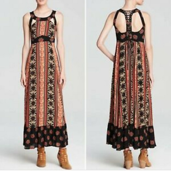 Free People Laced Back Maxi Dress - Picture 3 of 4